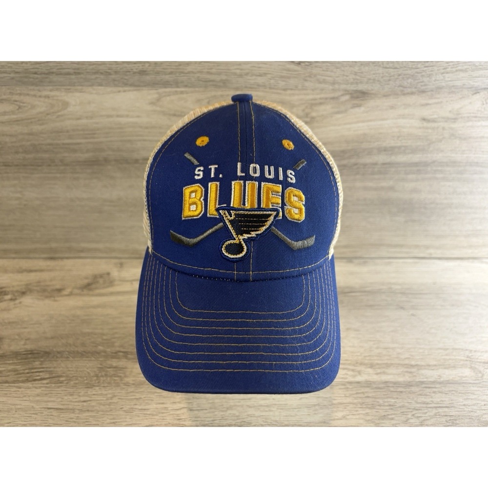 NHL St Louis Blues SnapBack Hat Cap Youth Adjustable Mesh Hockey Boys Girls